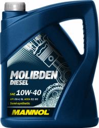 Моторное масло MANNOL Molibden Diesel 10W-40 API CG-4/SL 5л Синтетическое